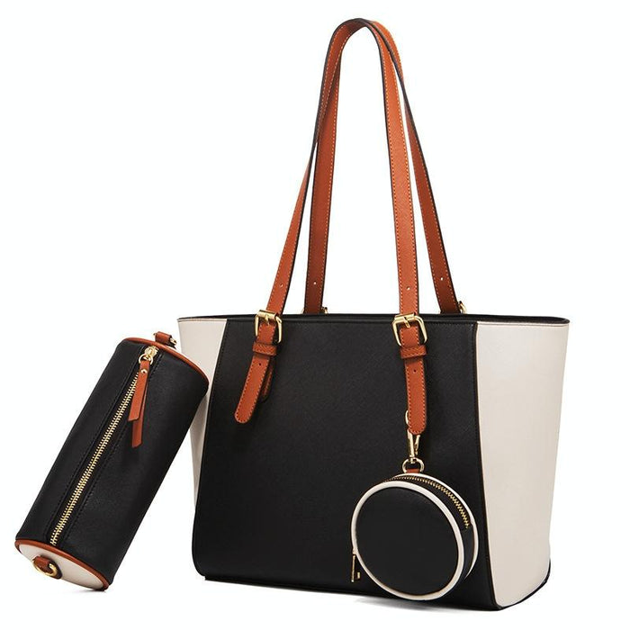 3 In 1 Fashion Simple Lady Diagonal Large Capacity Handbag