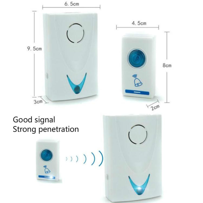 Home Wireless Doorbell 1 In 1 Long-Distance Remote Control Electronic Doorbell Old Pager