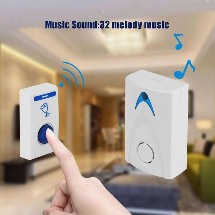 Home Wireless Doorbell 1 In 1 Long-Distance Remote Control Electronic Doorbell Old Pager