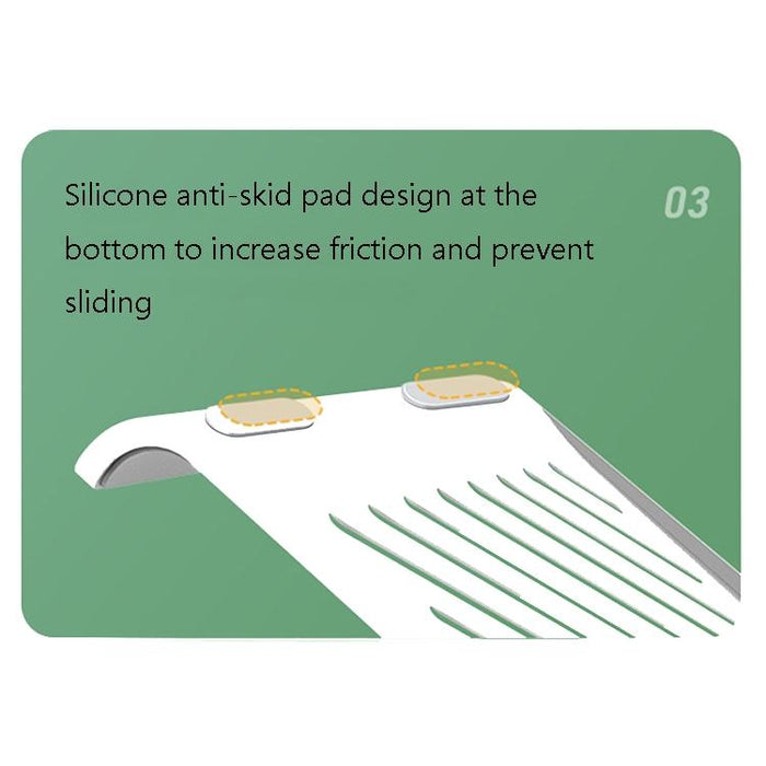 Foldable Laptop Cooling Stand - Height Adjustable