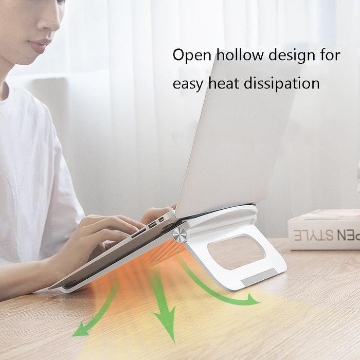 Foldable Laptop Cooling Stand - Height Adjustable
