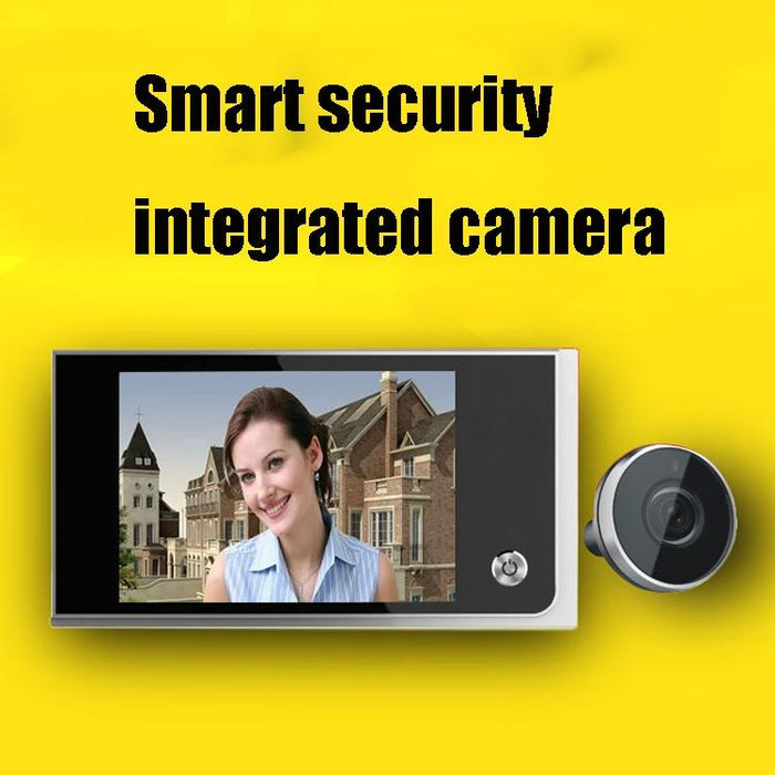 2.0 Million Pixels Wireless Anti-Theft Smart Video Doorbell With 3.5 Inch Display Screen