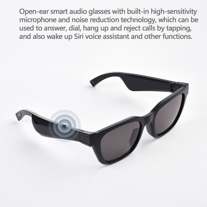 F002 Binaural Mini Smart Call Waterproof Bluetooth Glasses Earphone