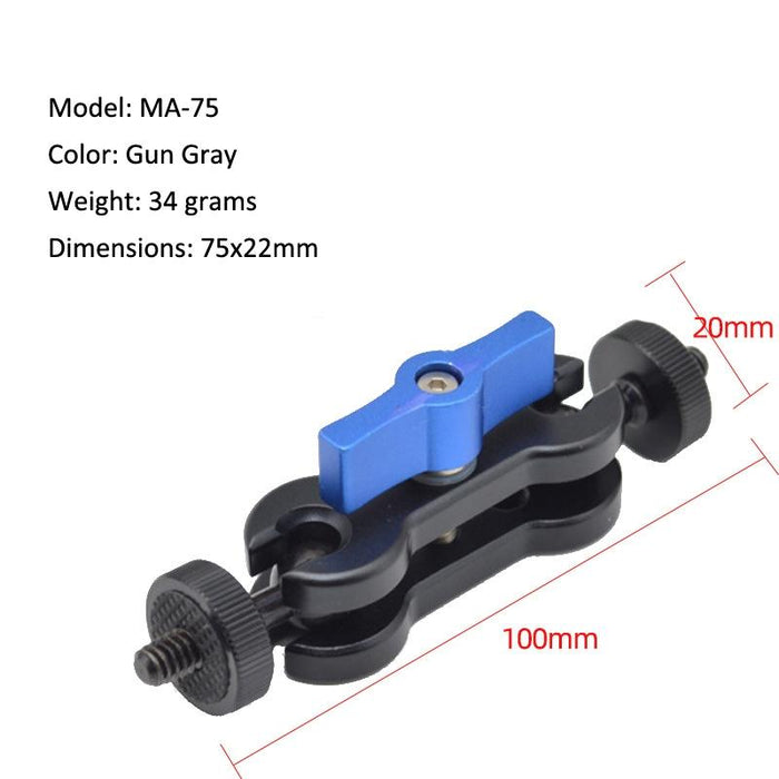 Ma-100B Blue Yj Magic Arm Bracket Mount 1/4 Inch Ball Head Magic Arm