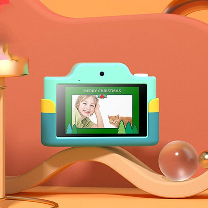 C4 Small Dinosaurs No Card Mini Children Cartoon Touch Screen High-Definition Dual-Lens Digital Camera Toy