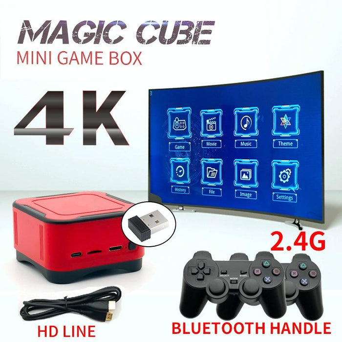 M12 Mini Cube Arcade Game Console Hd Tv Game Player Support Tf Card With 2.4G Controllers 16G