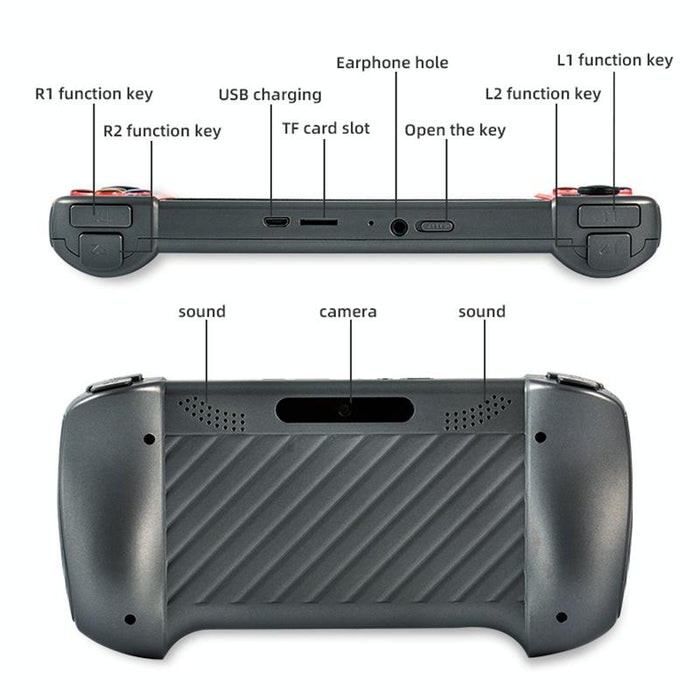 X19 Plus 5.1 Inch Screen Handheld Game Console 8G Memory Support Tf Card Expansion & Av Output