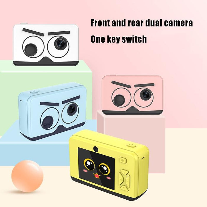 X22 White Hd Dual-Lens Children Mini Slr Camera Toy Hd Auto Focus Digital Camera