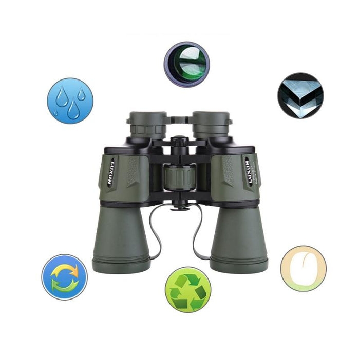 20X50 Outdoor Binoculars Low Light Night Vision Non-Infrared High Power Binoculars