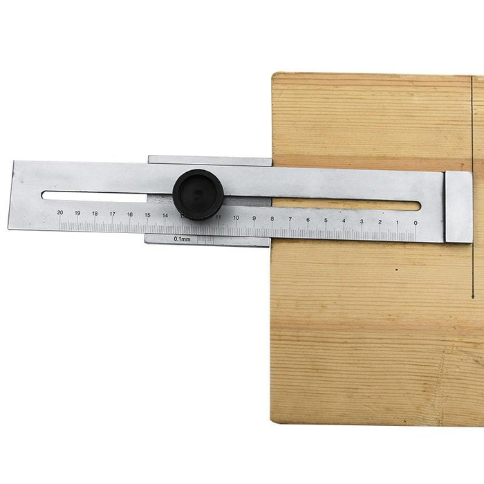 0-300mm Portable Woodworking Scribing Marker Ruler