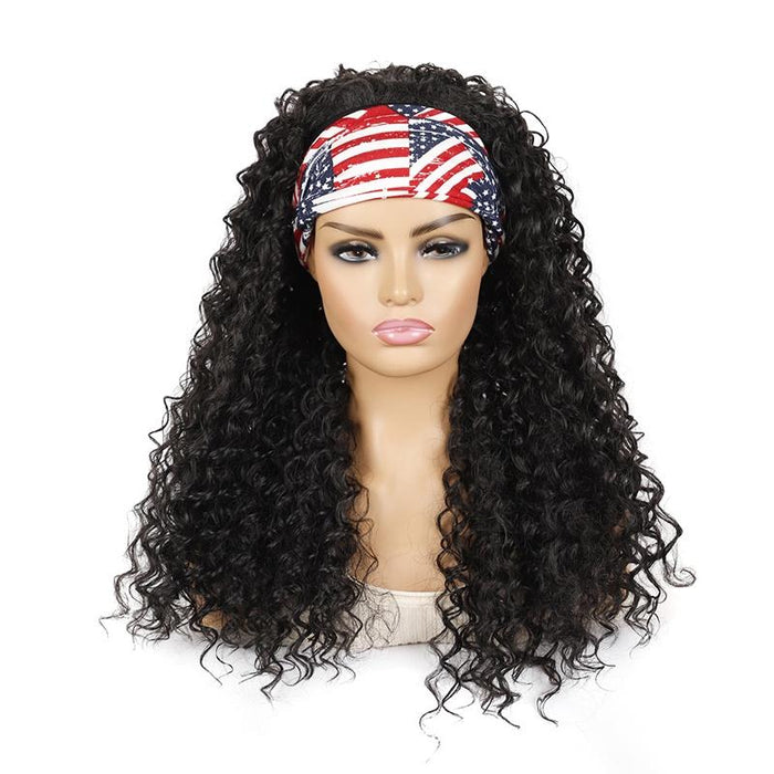 Volume Hairband Wig Headgear Stars Stripes 1B H