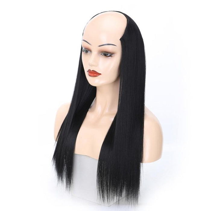 Long Straight U Shaped Half Wig Headgear