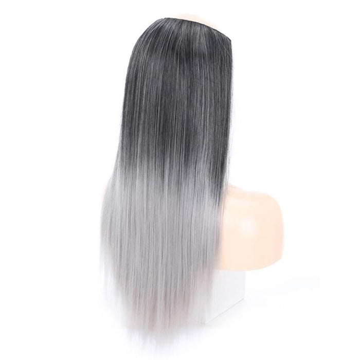 Long Straight U Shaped Half Wig 2.Us 1Bt0906 2