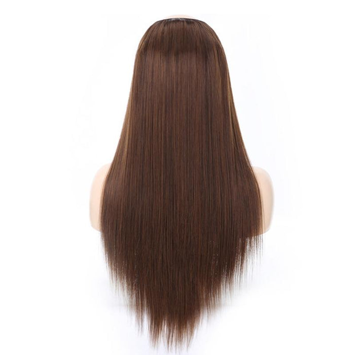 Long Straight U Shaped Half Wig Headgear 7.Us 4M30 Linen