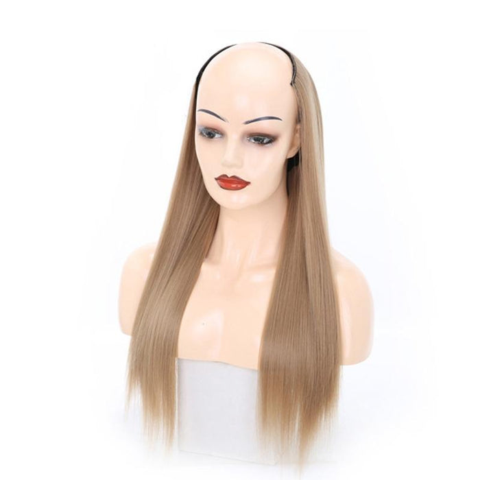 Long Straight U Shaped Half Wig Headgear 13.Us 16