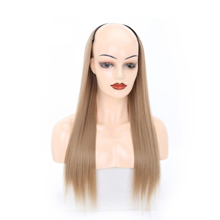 Long Straight U Shaped Half Wig Headgear 13.Us 16