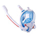 Full Dry Silicone Snorkel Mask for Adults - Double Tube