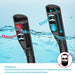 Full Dry Silicone Snorkel Mask for Adults - Double Tube