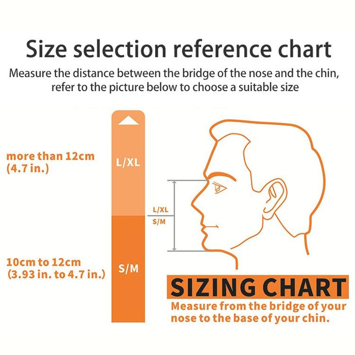 Full Dry Silicone Snorkel Mask for Adults - Double Tube