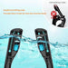 Full Dry Silicone Snorkel Mask for Adults - Double Tube