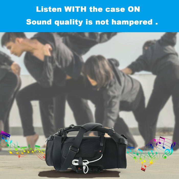 Portable Single-Shoulder Strap Speaker Storage Bag Accessories For Jbl Boombox Storage Bag Black