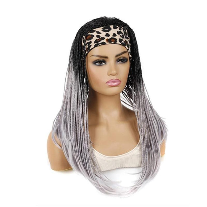 Colourful Small Braid Headband Wig