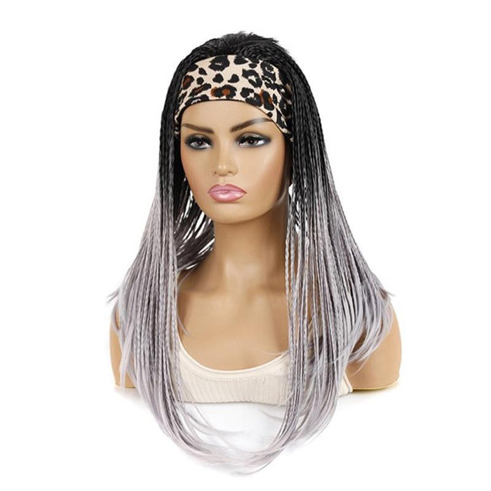 Colourful Small Braid Headband Wig