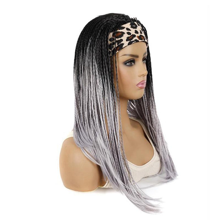 Colourful Small Braid Headband Wig