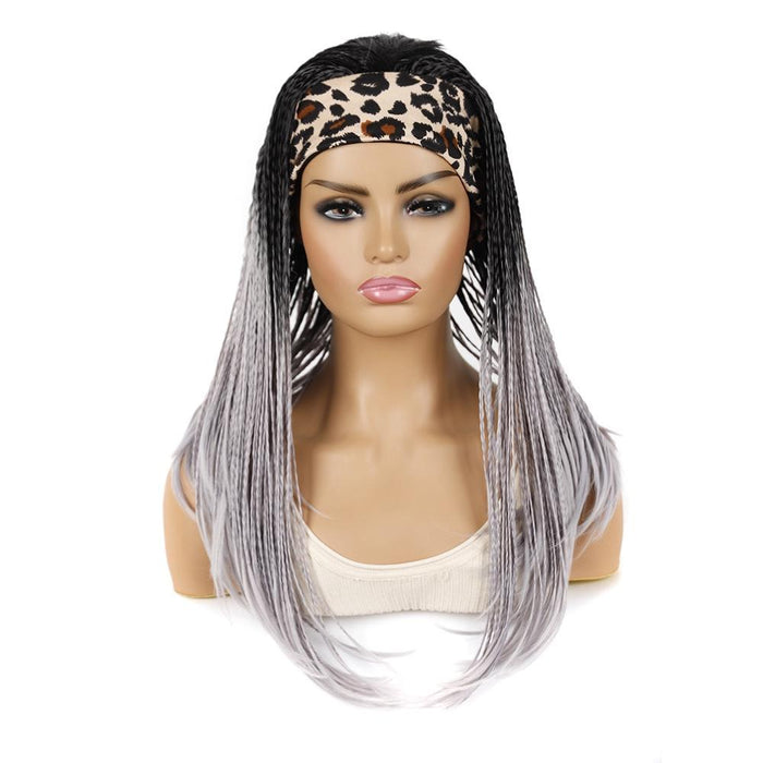 Colourful Small Braid Headband Wig