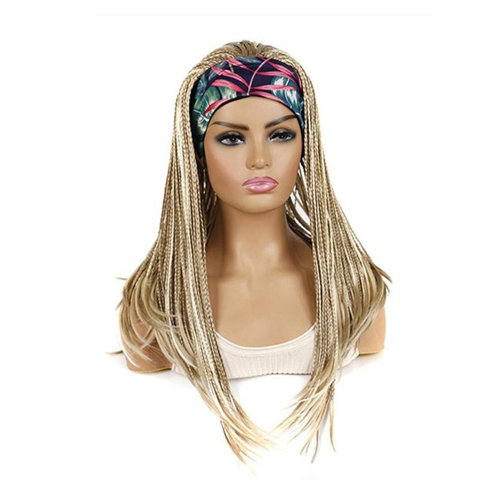 Colourful Small Braid Headband Wig