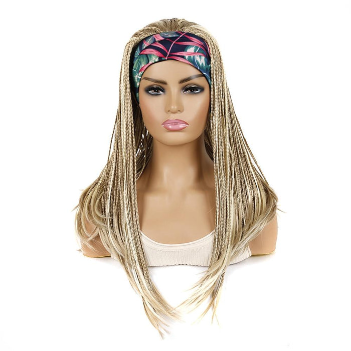 Colourful Small Braid Headband Wig