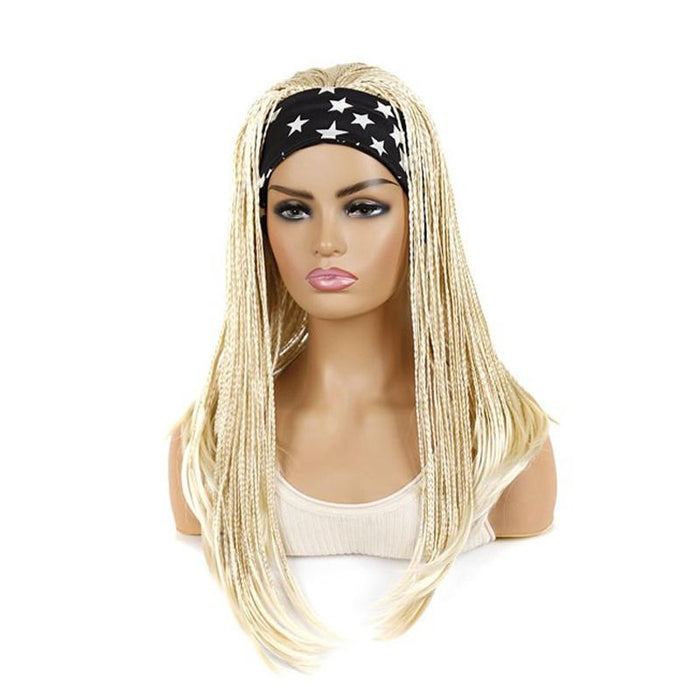 Colourful Small Braid Headband Wig