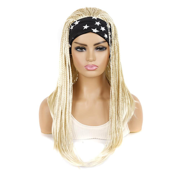 Colourful Small Braid Headband Wig