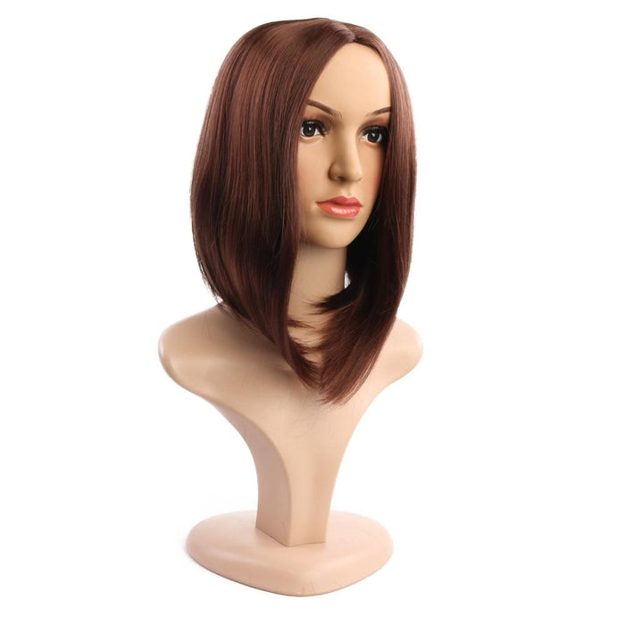 Dark Synthetic Bobo Head Cover For Short Hair