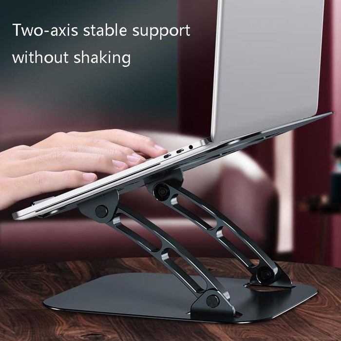 Laptop Holder Aluminum Alloy Black