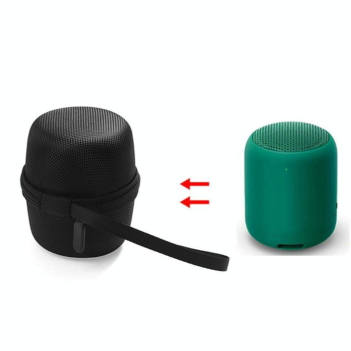 2 Pcs Bluetooth Speaker Portable Protective Case For Sony Srs-Xb12 Black