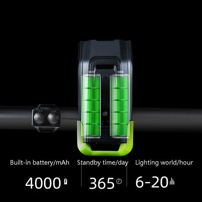 3-In-1 Wireless Bike Light Set Blue Upgrade