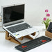 Small Bamboo Wood Computer Cooling Bracket Beech Tablet