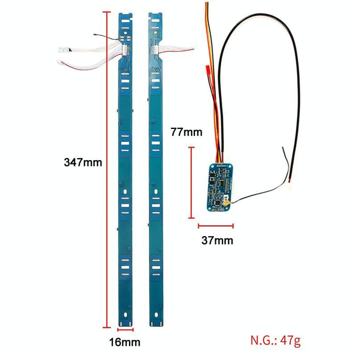 Electric Scooter Bms Board & Side Strip Kit For Xiaomi