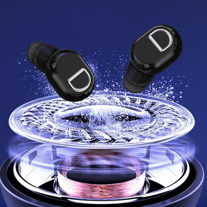 J21 Tws Mini Bluetooth Earphone Hd Call Ear Earphone Single Ear Black