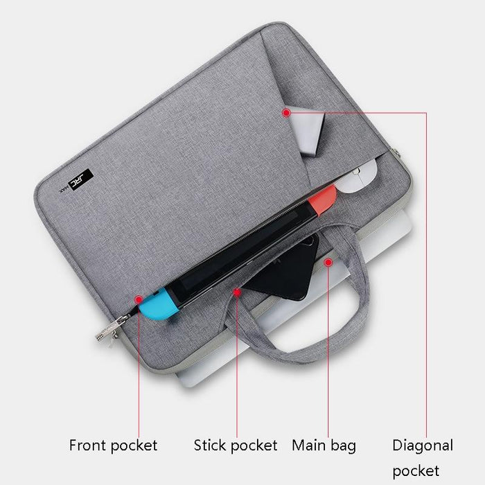 Mr30 Laptop Bag Waterproof Shock Absorbing Notebook Hand Inbound Bag - 15 Inch Light Grey