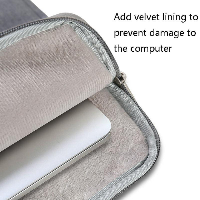 Mr30 Laptop Bag Waterproof Shock Absorbing Notebook Hand Inbound Bag - 15 Inch Light Grey