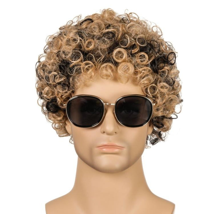 Mens Curly Wig Chemical Fiber