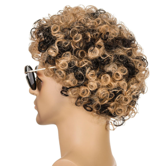 Mens Curly Wig Chemical Fiber