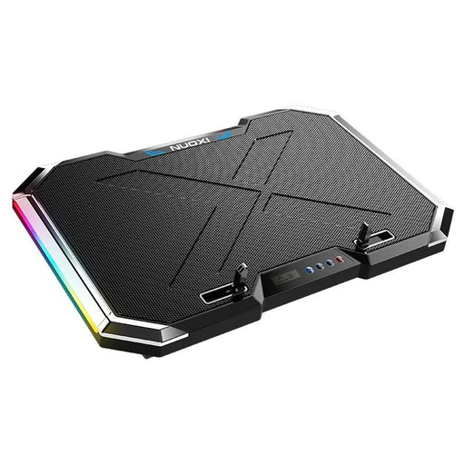 Lcd Screen Notebook Cooler With Rgb Lighting