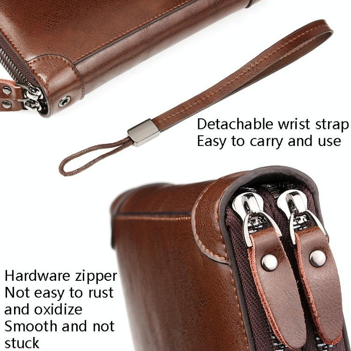 Multi-Function Men's Wallet In Brown