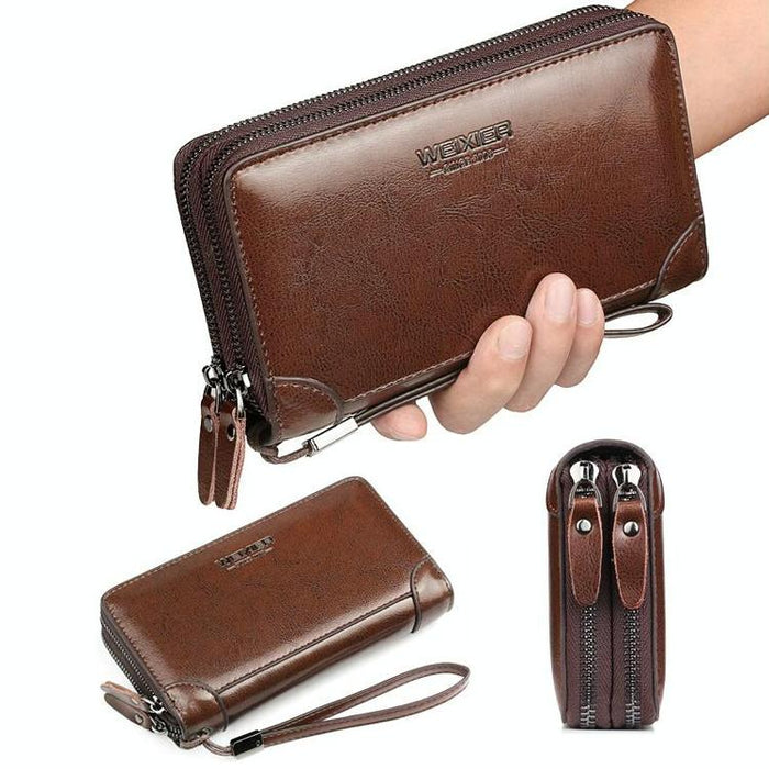 Multi-Function Men's Wallet In Brown