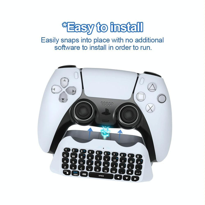 Jys-P5121 Bluetooth Wireless Handle Keyboard Can Chat Voice External Keyboard Suitable For Ps5 - Without Handle