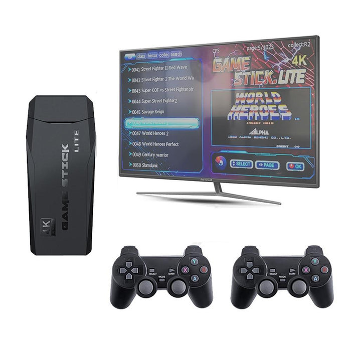 M8 Wireless Hdmi Arcade Game Home Tv Mini Game Machine With 2 X Gamepads 32G Memory