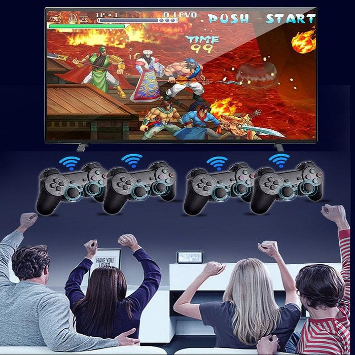 M8 Wireless Hdmi Arcade Game Home Tv Mini Game Machine With 2 X Gamepads 32G Memory